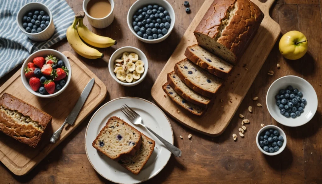 banana bread healthy petit déjeuner